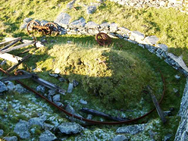 photo: aerial ropeway support sheave